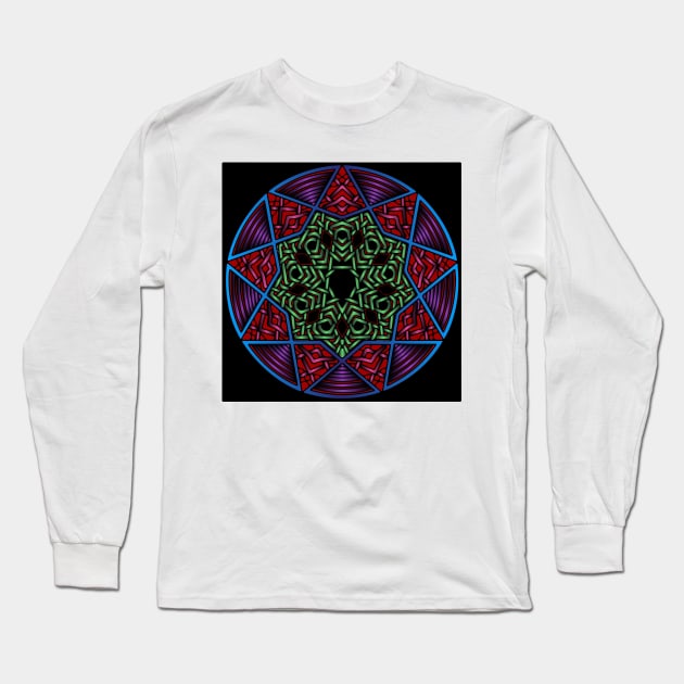 Star Mandalas 256 (Style:4) Long Sleeve T-Shirt by luminousstore